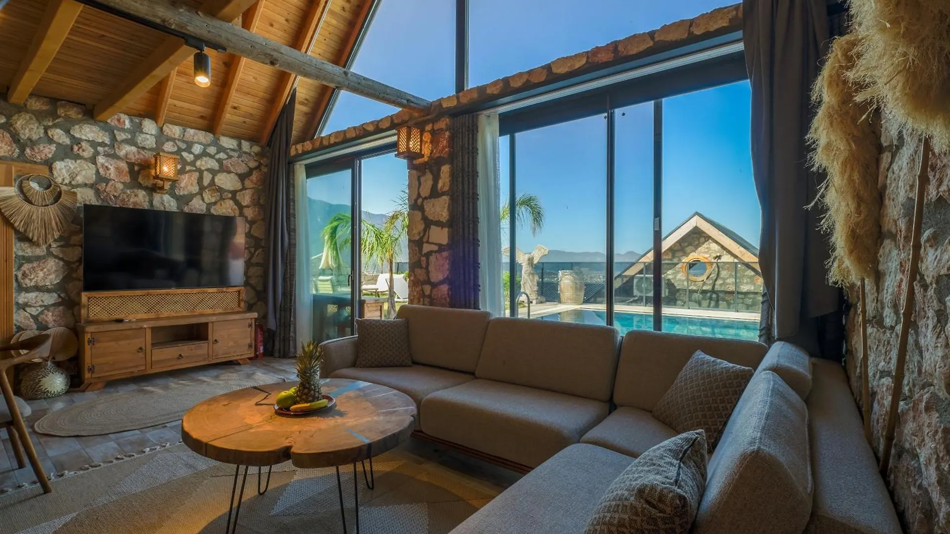 Villa Lueks Dinlenme Selale Kaydirak Havuzu Manzaralar Fethiye 0*,